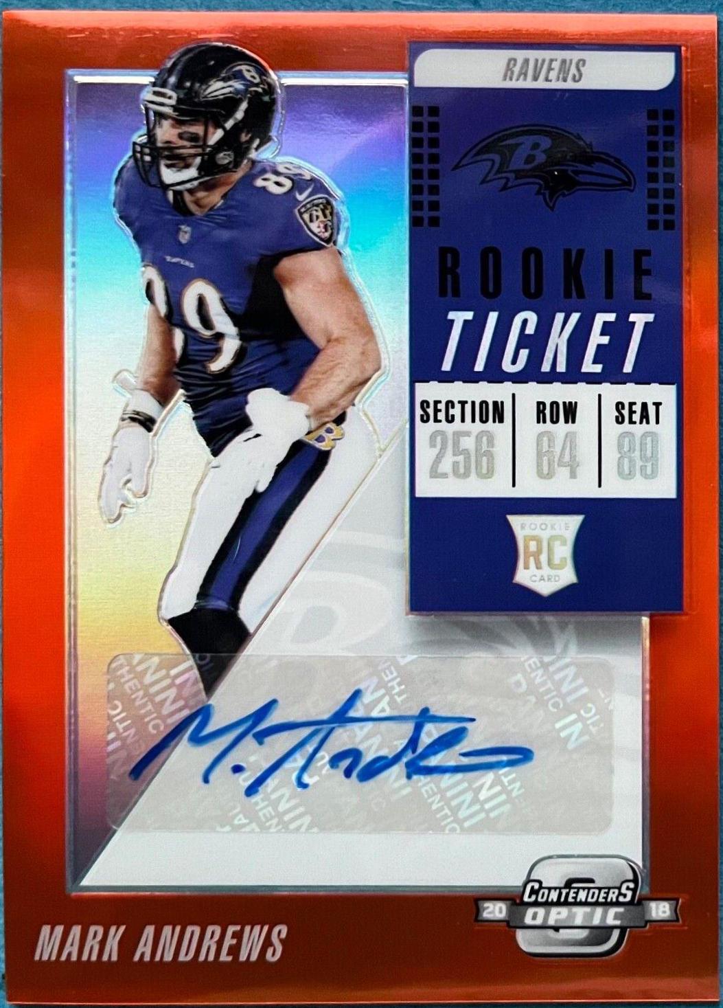 Mark Andrews [Autograph Orange] #183