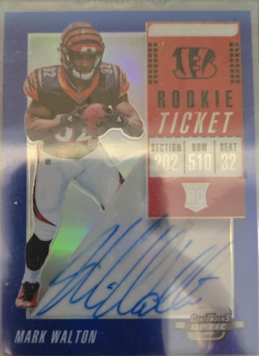 Mark Walton [Autograph Blue] #131