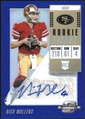 Nick Mullens [Autograph Blue] #146