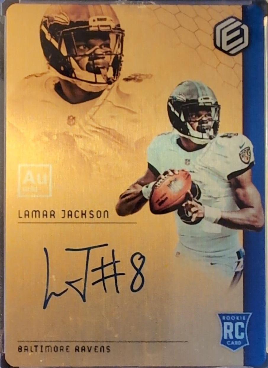 Lamar Jackson [Gold Signature] #78