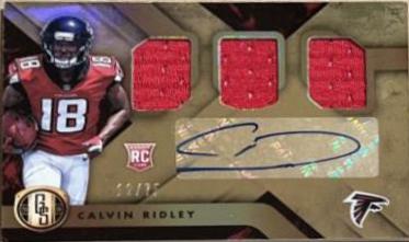 Calvin Ridley [Jersey Autograph Triple] #277
