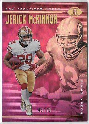 Jerick McKinnon, Roger Craig [Pink] #72