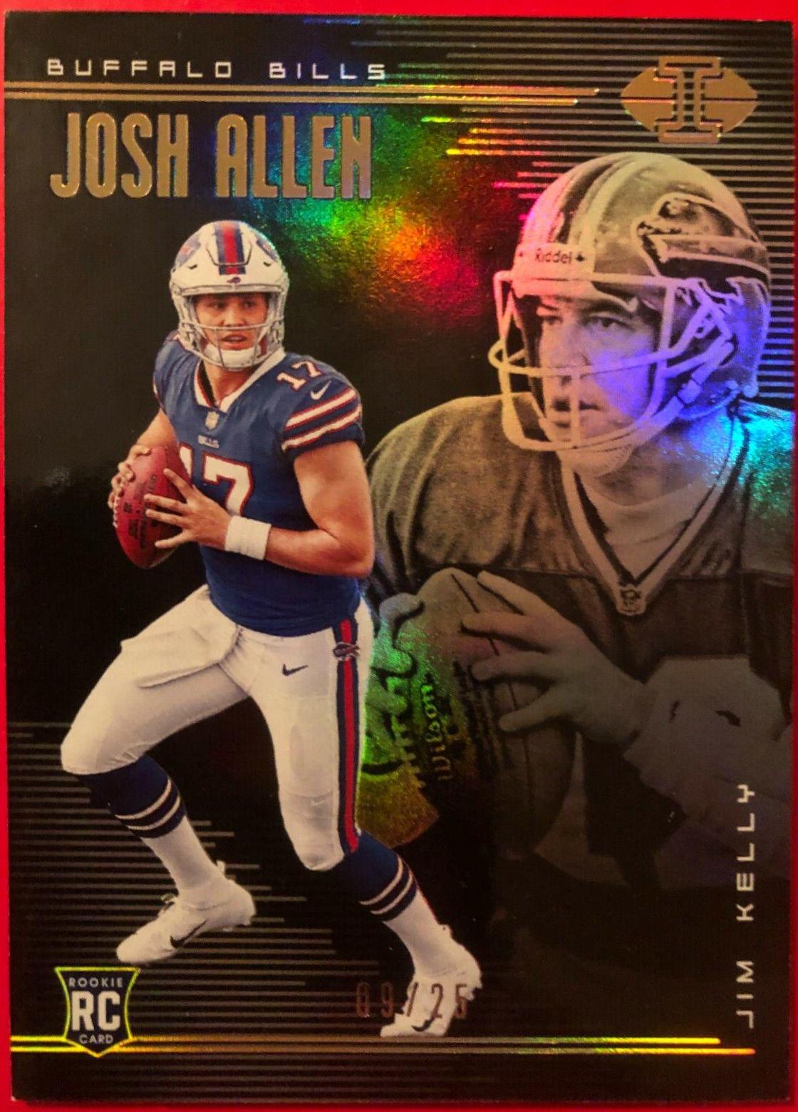 Jim Kelly, Josh Allen [Black] #19
