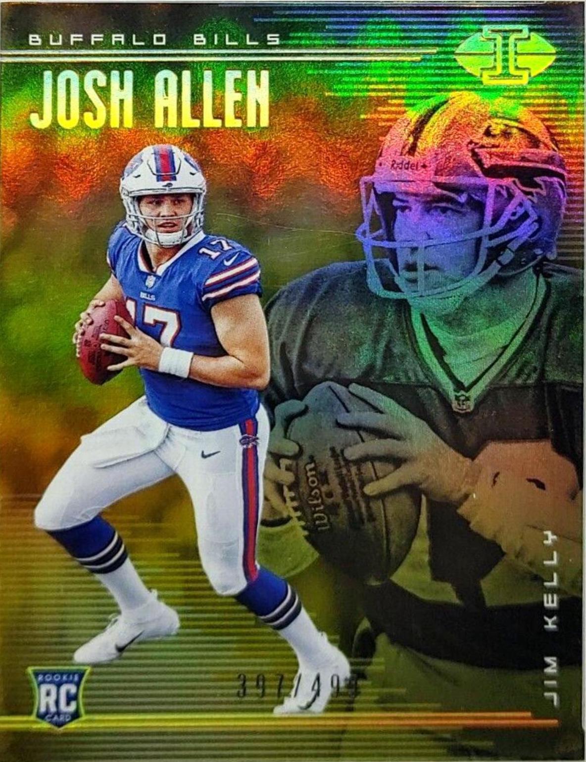Jim Kelly, Josh Allen [Gold] #19