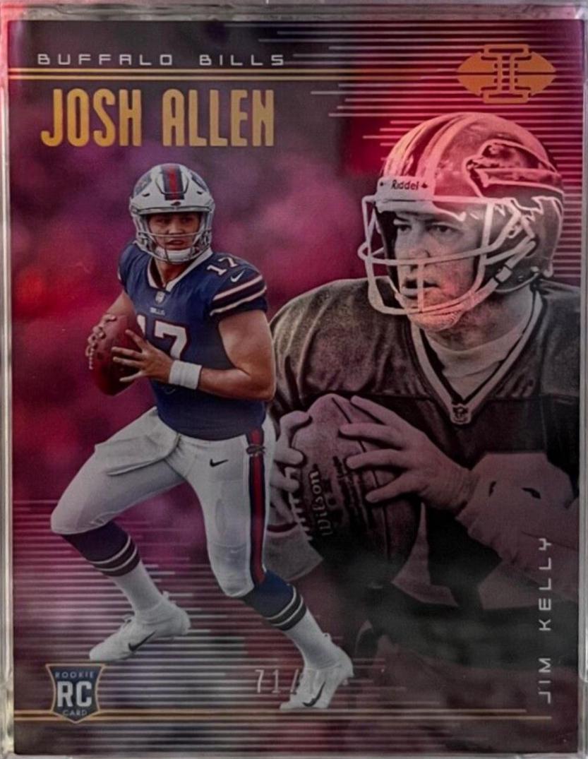 Jim Kelly, Josh Allen [Pink] #19