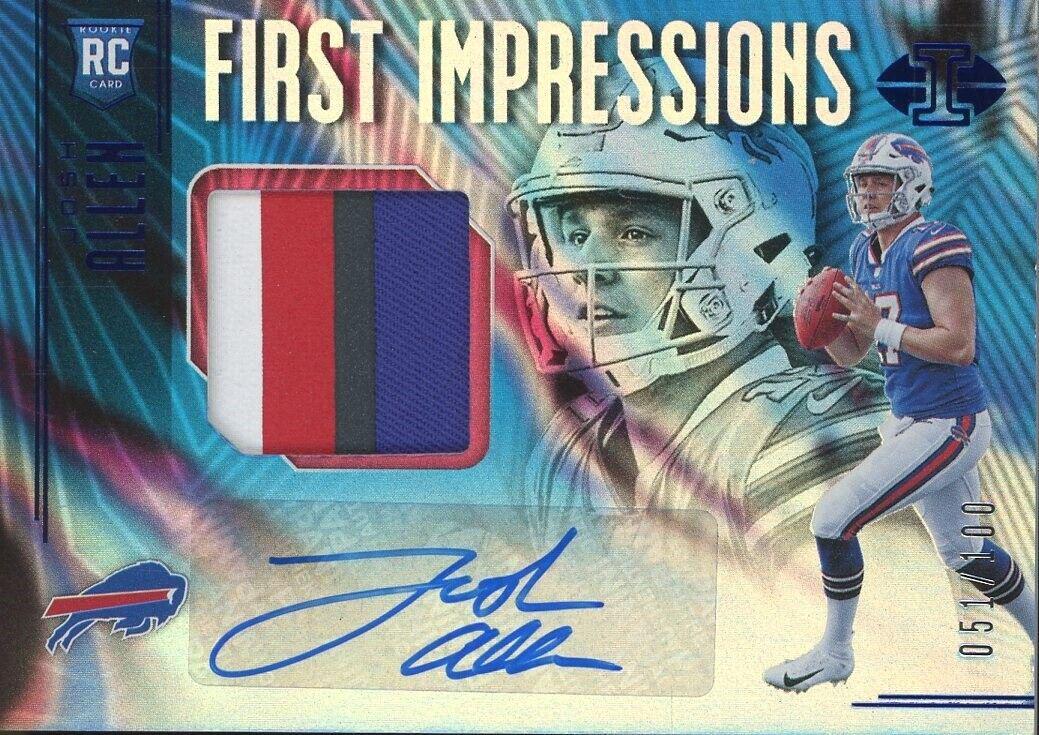 Josh Allen [Jersey Autograph Blue] #119