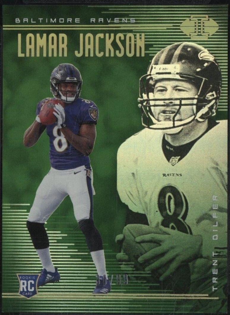 Lamar Jackson, Trent Dilfer [Green] #25