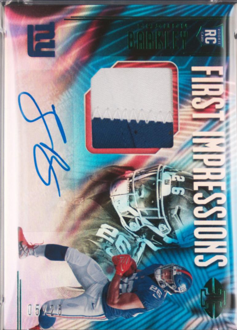 Saquon Barkley [Jersey Autograph Green] #138