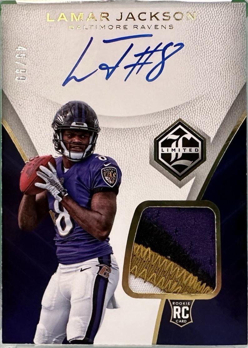 Lamar Jackson [Autograph Emerald Spotlight] #130