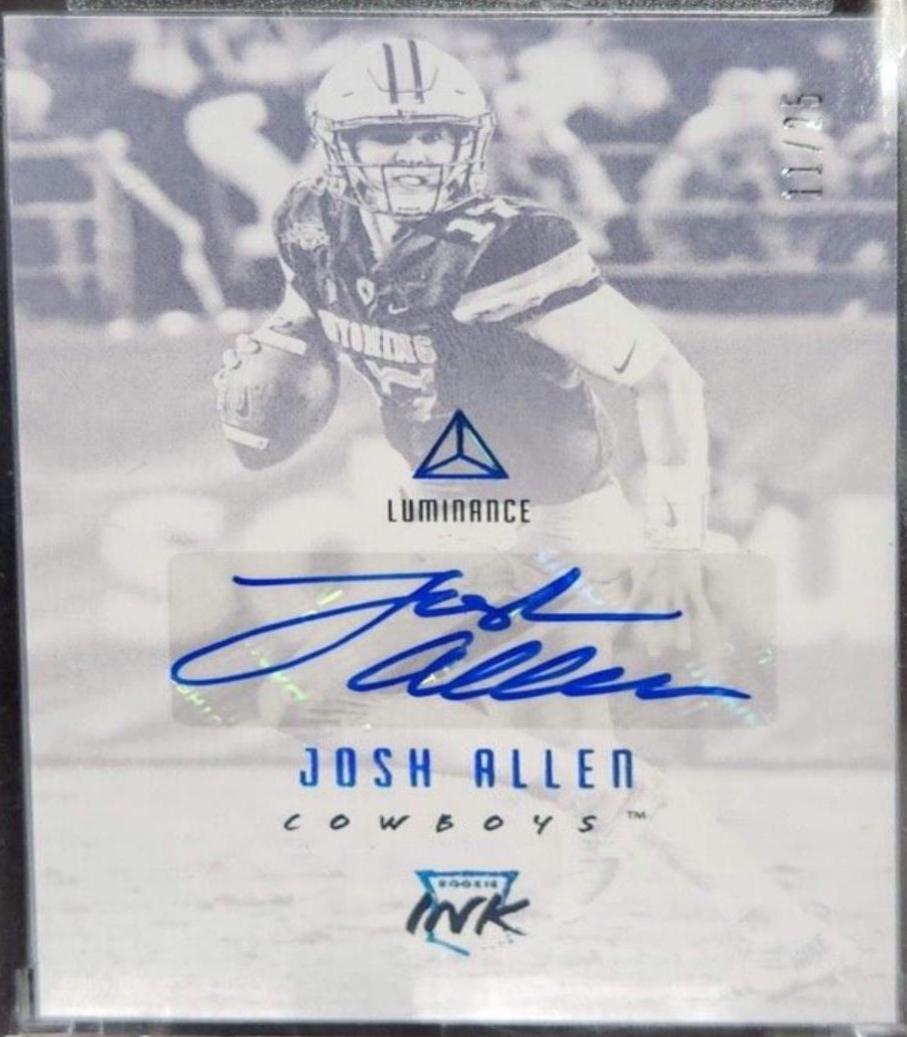 Josh Allen [Platinum Blue] #RI-JOS