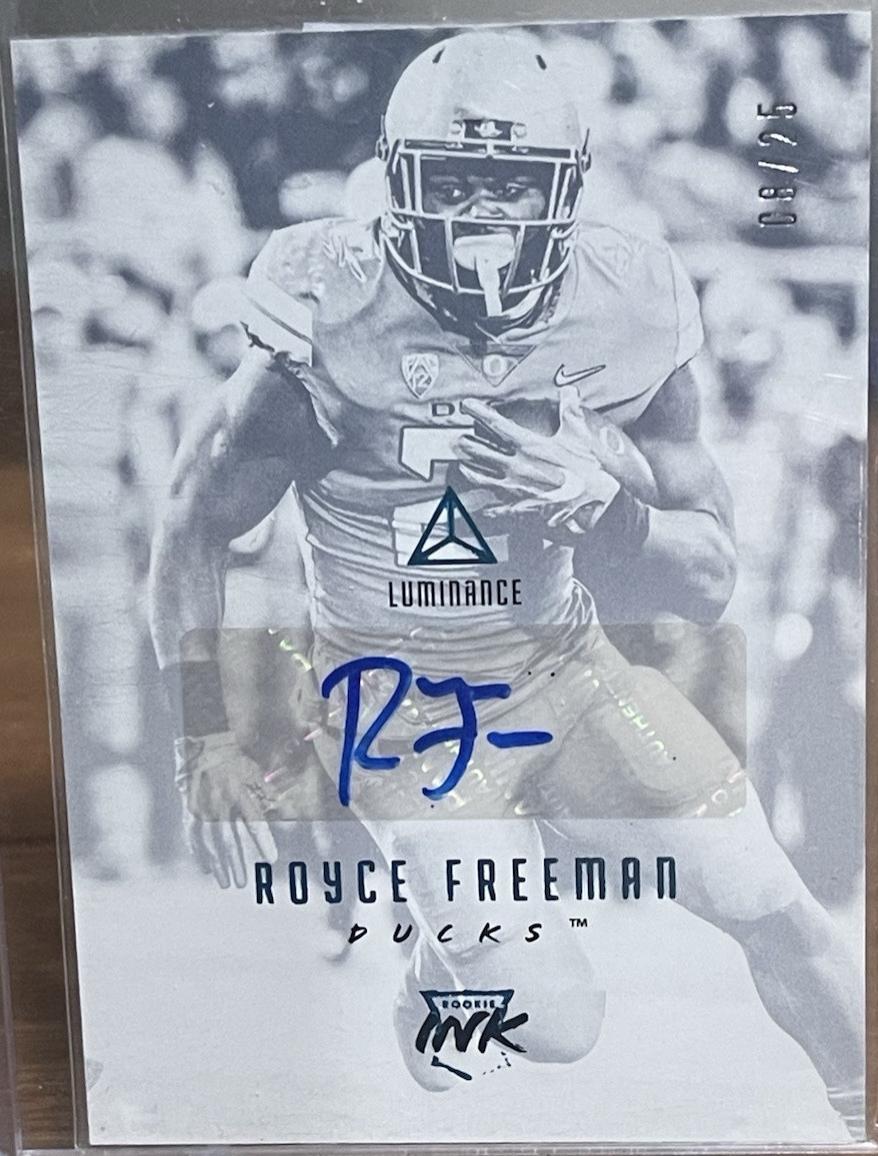 Royce Freeman [Platinum Blue] #RI-ROY