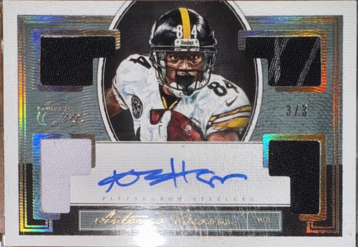 Antonio Brown [Quad Patch Autograph Gold] #110
