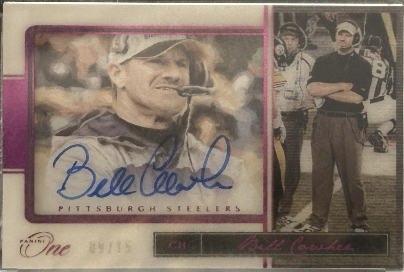 Bill Cowher [Autograph Red] #183