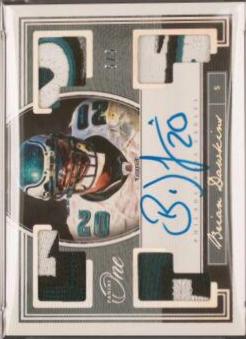 Brian Dawkins [Quad Patch Autograph Platinum] #118