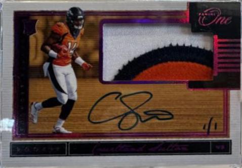 Courtland Sutton [Patch Autograph Black] #8