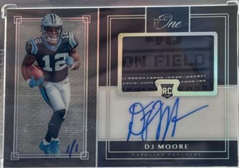 DJ Moore [Premium Patch Autograph Platinum] #37