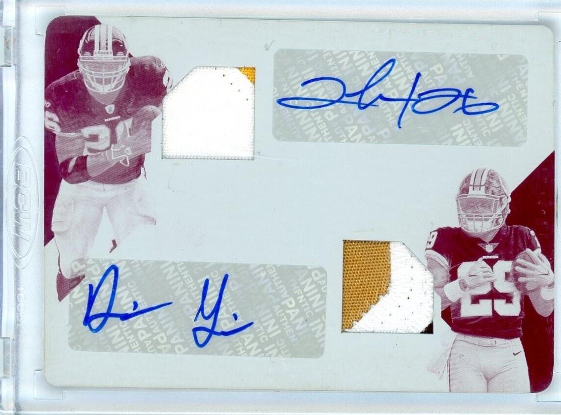 Derrius Guice [Patch Autograph Black] #18