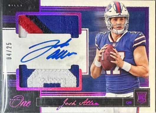 Josh Allen [Dual Patch Autograph Red] #51