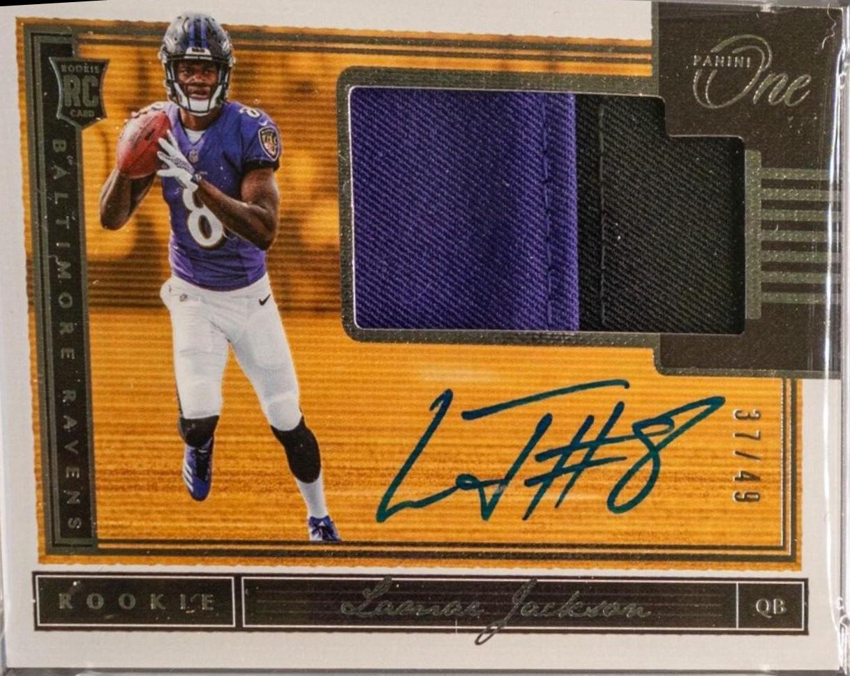 Lamar Jackson [Patch Autograph] #16