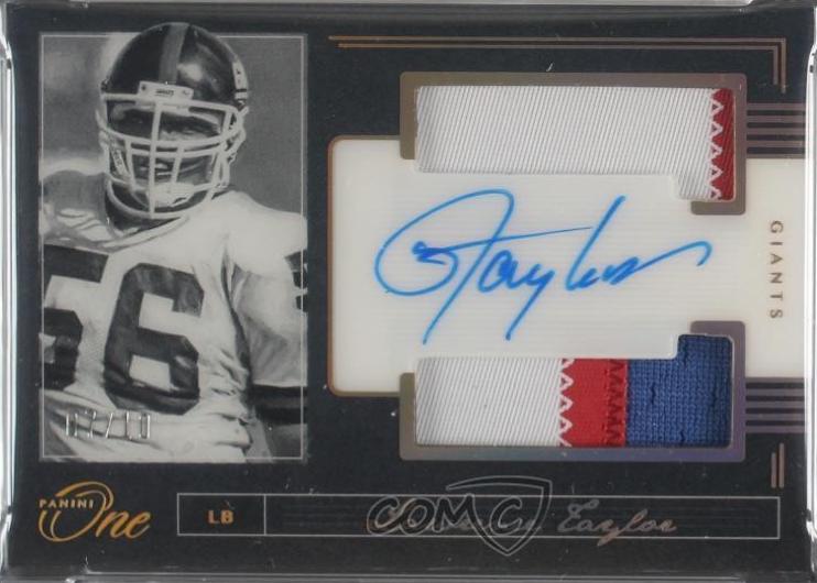 Lawrence Taylor [Dual Patch Autograph Gold] #168