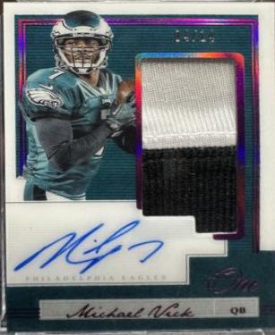 Michael Vick [Patch Autograph Red] #133