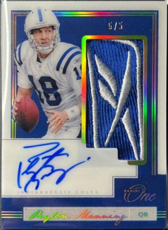 Peyton Manning [Patch Autograph Gold] #149