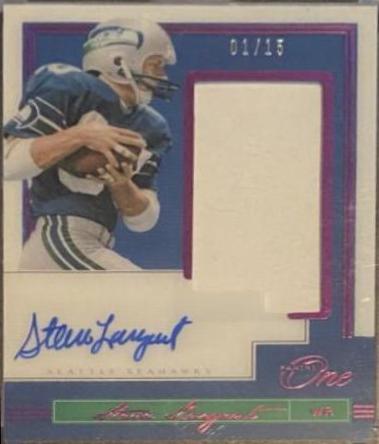 Steve Largent [Patch Autograph Red] #135
