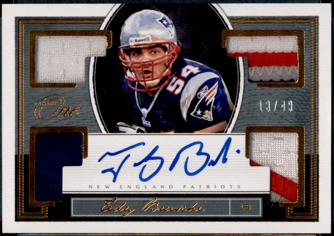 Tedy Bruschi [Quad Patch Autograph Bronze] #109