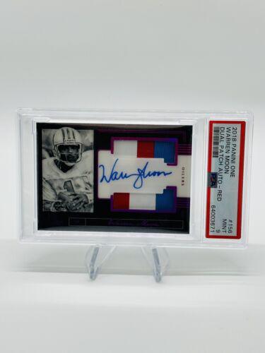 Warren Moon [Dual Patch Autograph Red] #156