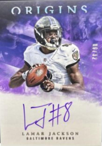Lamar Jackson [Purple] #RA-LJ
