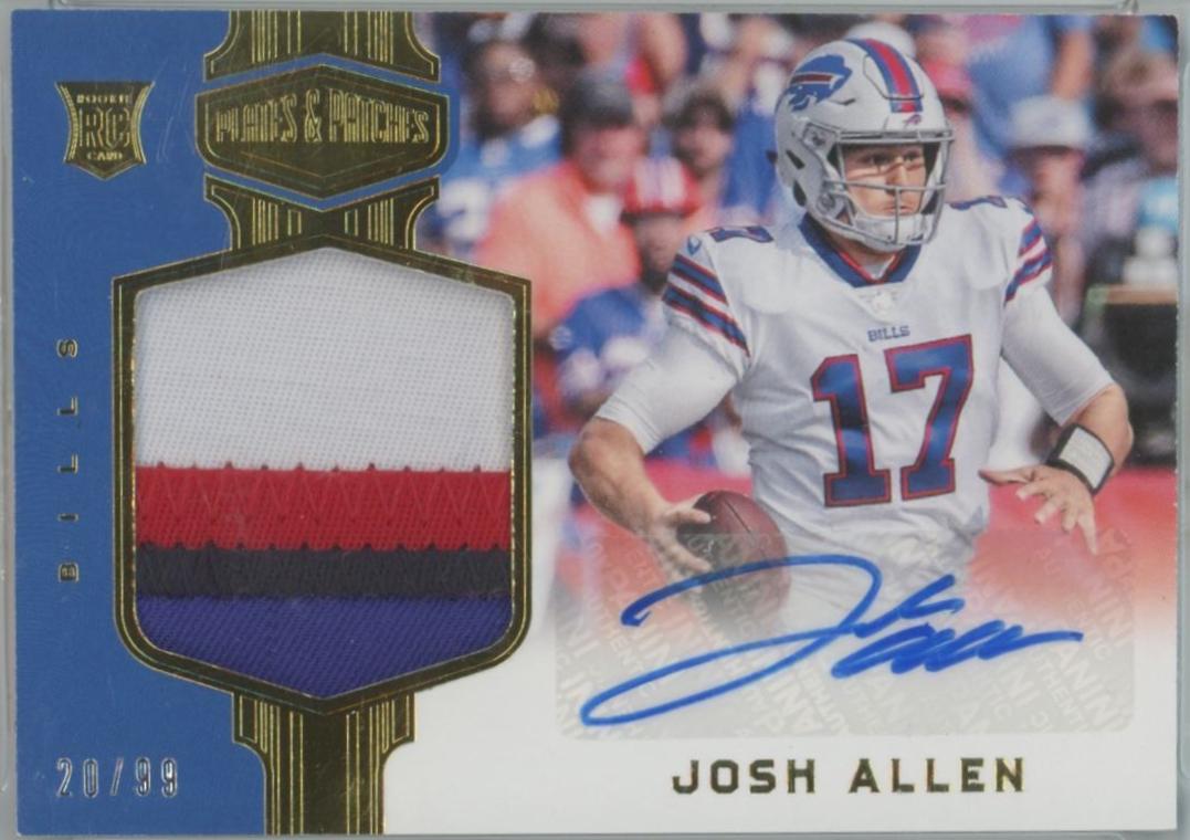 Josh Allen [Gold Rookie Patch Autograph] #233