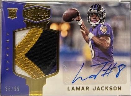 Lamar Jackson [Rookie Patch Autograph] #236