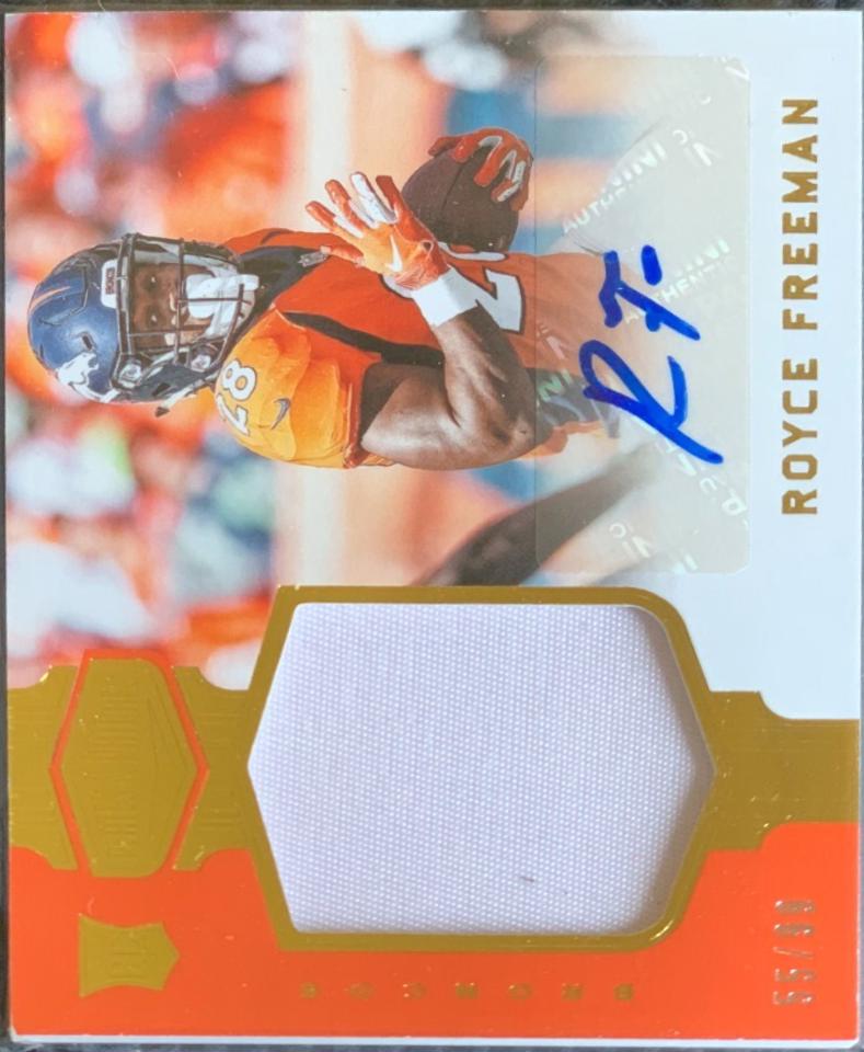 Royce Freeman [Rookie Patch Autograph] #229