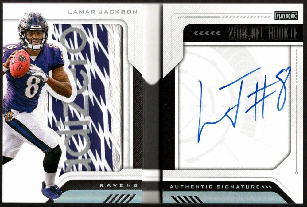 Lamar Jackson [Glove Autograph] #240