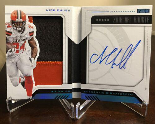 Nick Chubb [Jersey Autograph Platinum] #208