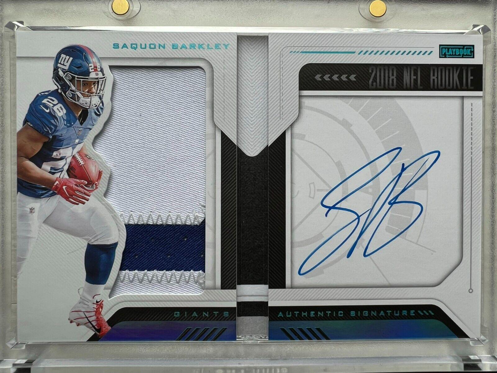 Saquon Barkley [Jersey Autograph Platinum] #204