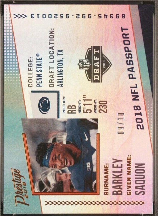 Saquon Barkley [Bronze] #PP-SB