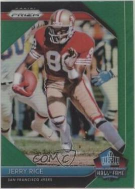 Jerry Rice [Green Prizm] #HOF-8
