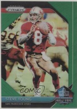 Steve Young [Green Prizm] #HOF-9