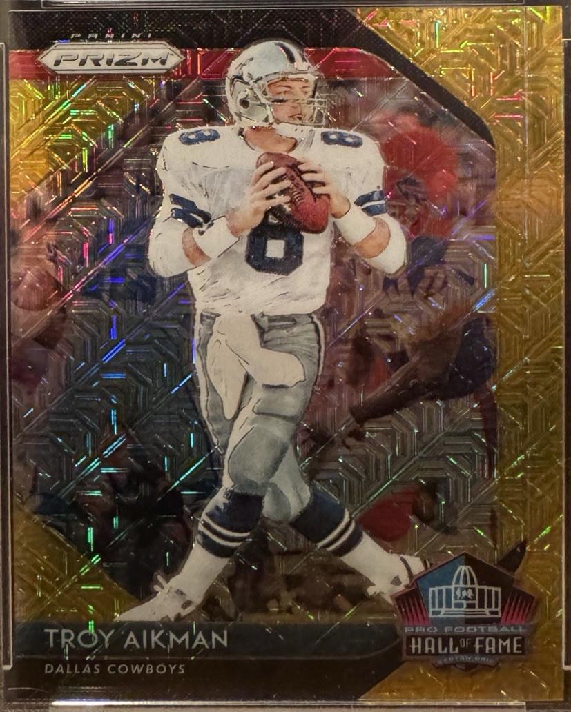 Troy Aikman [Gold Mojo] #HOF-4