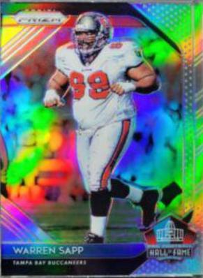 Warren Sapp [Green Prizm] #HOF-30
