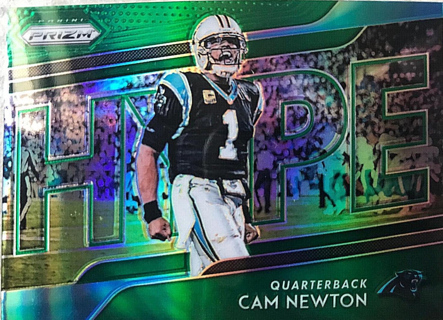 Cam Newton [Green Prizm] #H4
