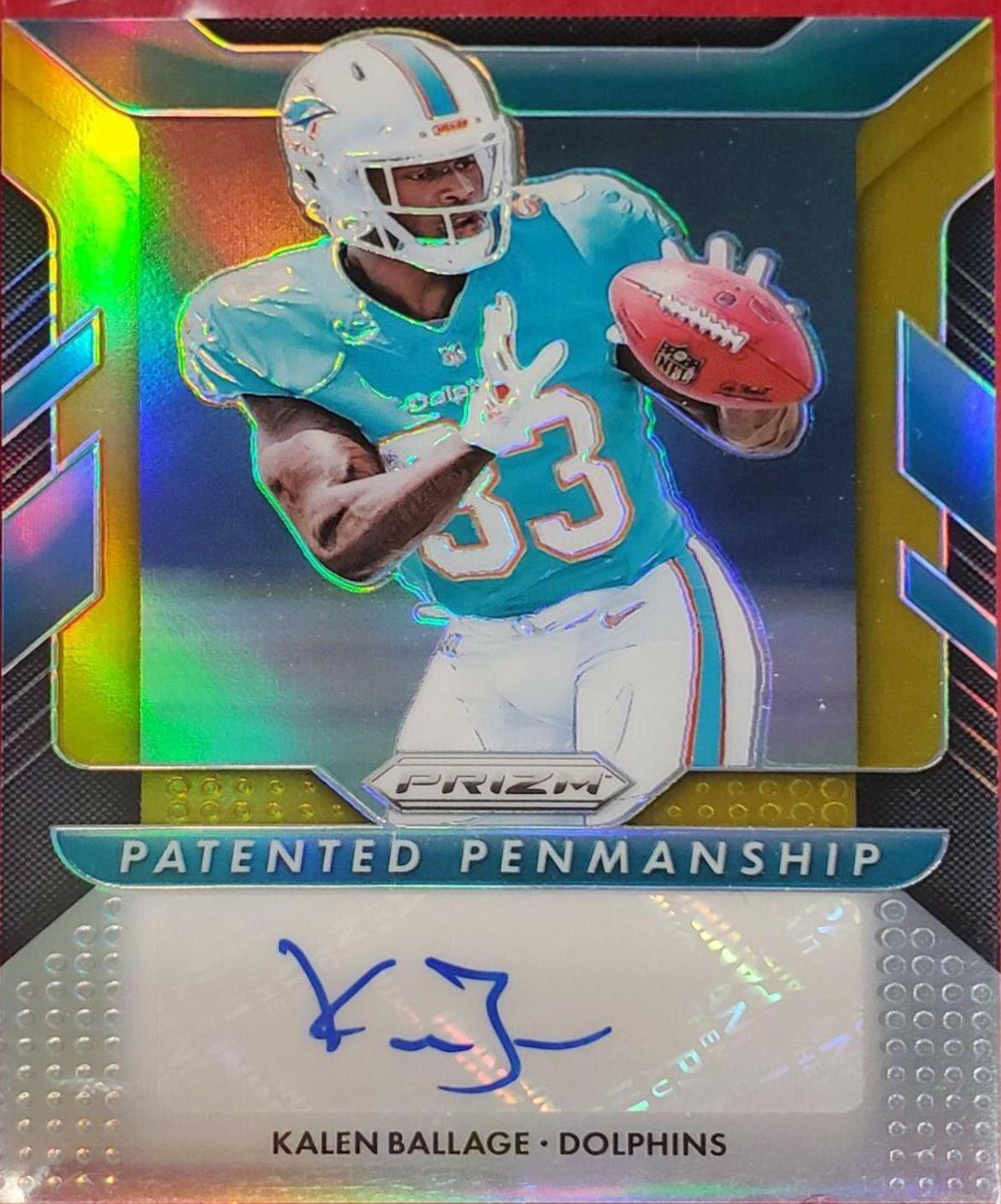 Kalen Ballage [Gold Prizm] #PPP-KB