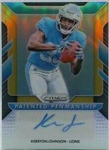 Kerryon Johnson [Gold Prizm] #PPP-KJ