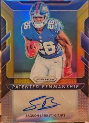 Saquon Barkley [Gold Prizm] #PPP-SB