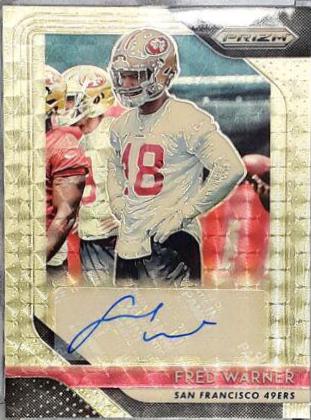 Fred Warner [Gold Prizm Vinyl] #57
