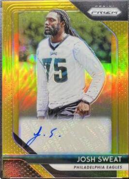 Josh Sweat [Gold Prizm] #75