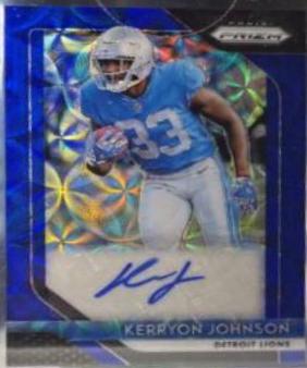 Kerryon Johnson [Blue Scope Prizm] #17