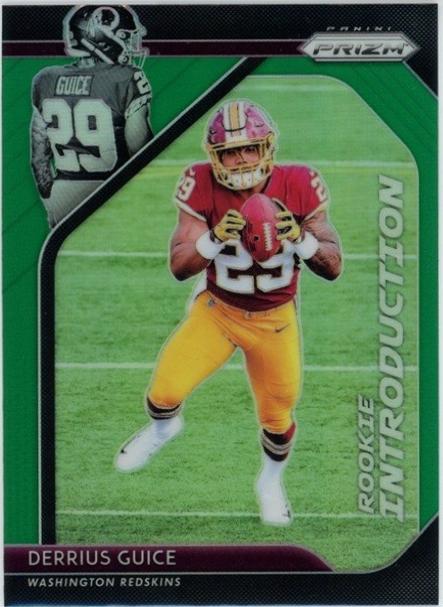 Derrius Guice [Green Prizm] #RI-21