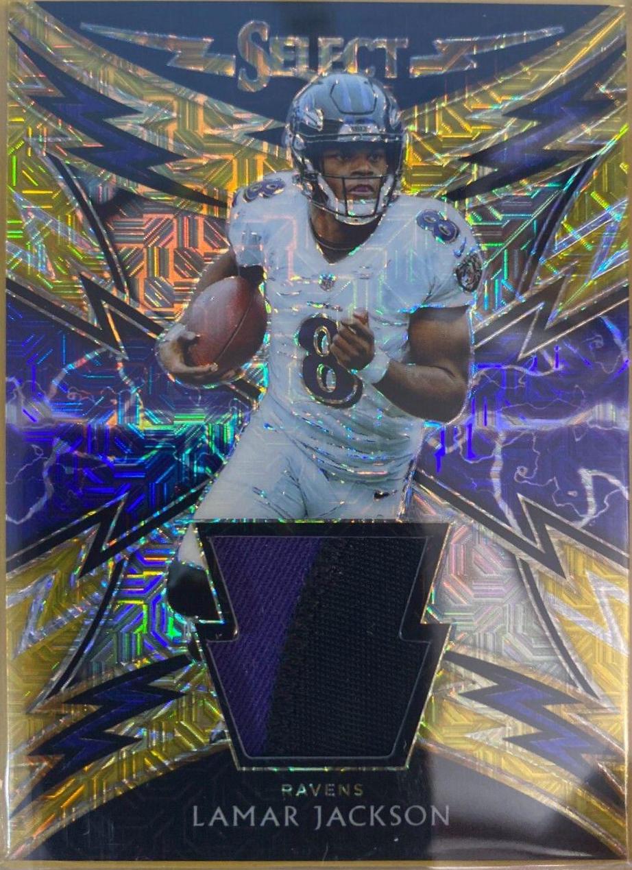Lamar Jackson [Gold Prizm] #34